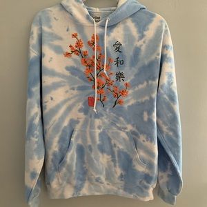 Flower Tye Dye Hoodie